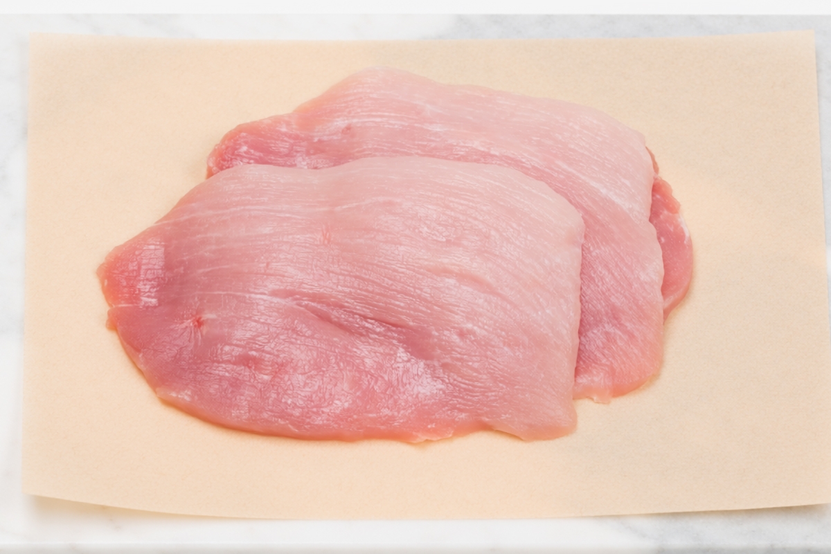 Schnitzel ongepaneerd